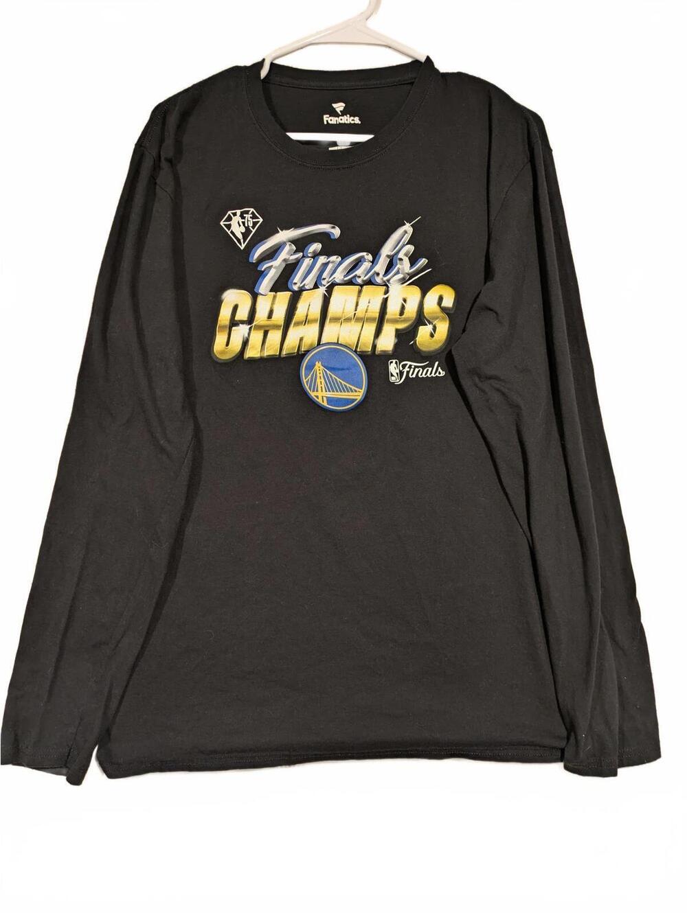 Fanatics Golden State Warriors Finals Champs Long Sleeve Shirt 2021-22 Mens L
